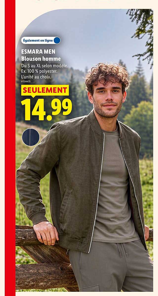 ESMARA MEN Blouson homme