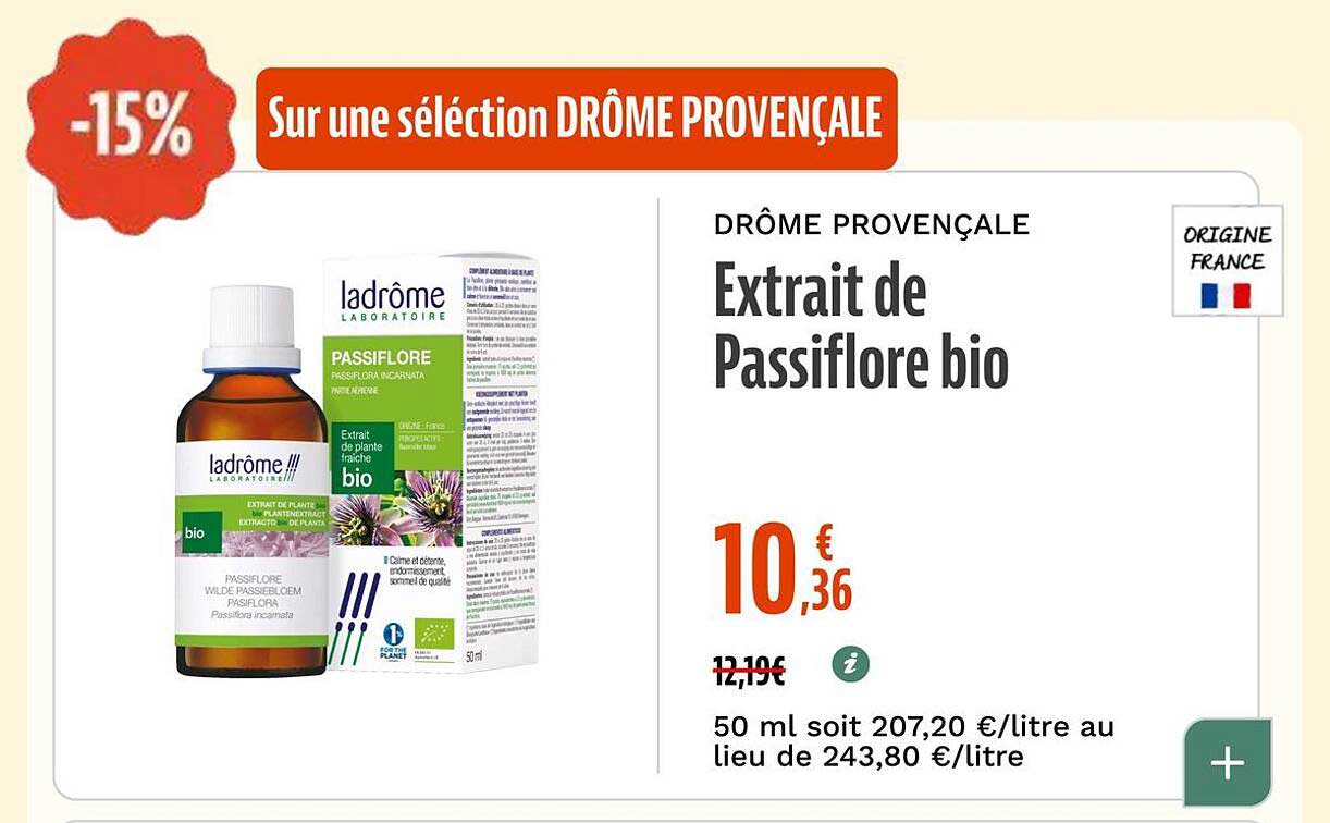 Extrait de Passiflore bio