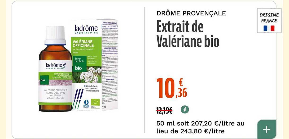 Extrait de Valériane bio