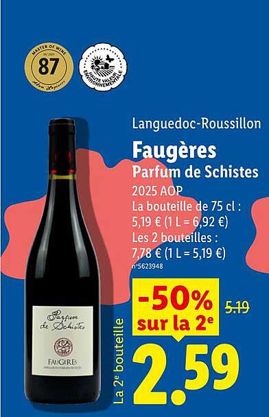 Faugères Parfum de Schistes 2025 AOP