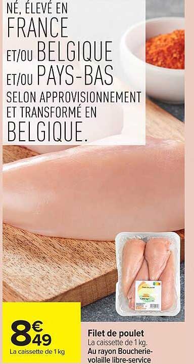 Filet de poulet