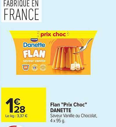 Flan "Prix Choc" DANETTE