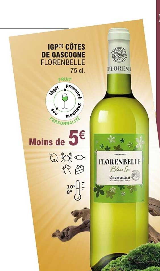 IGP CÔTES DE GASCOGNE FLORENBELLE 75 cl.
