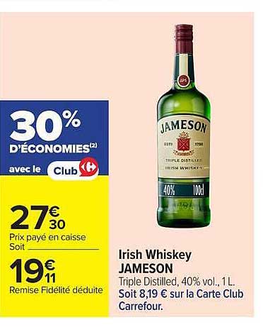 Irish Whiskey JAMESON