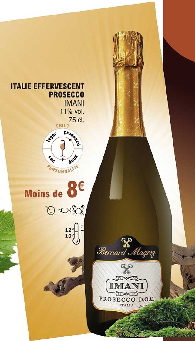 ITALIE EFFERVESCENT PROSECCO IMANI 11% vol. 75 cl.