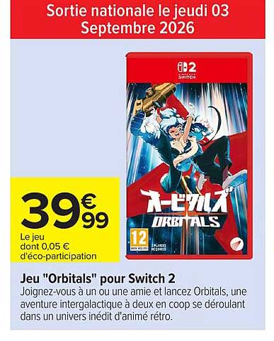 Jeu "Orbitals" pour Switch 2
