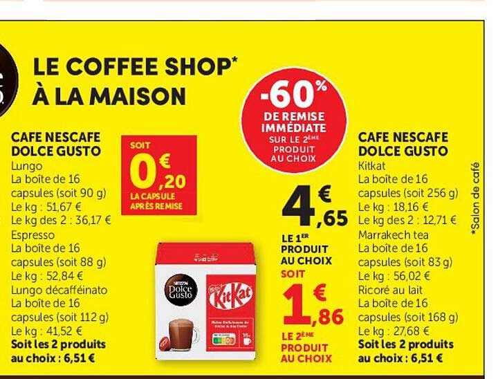 LE COFFEE SHOP* À LA MAISON