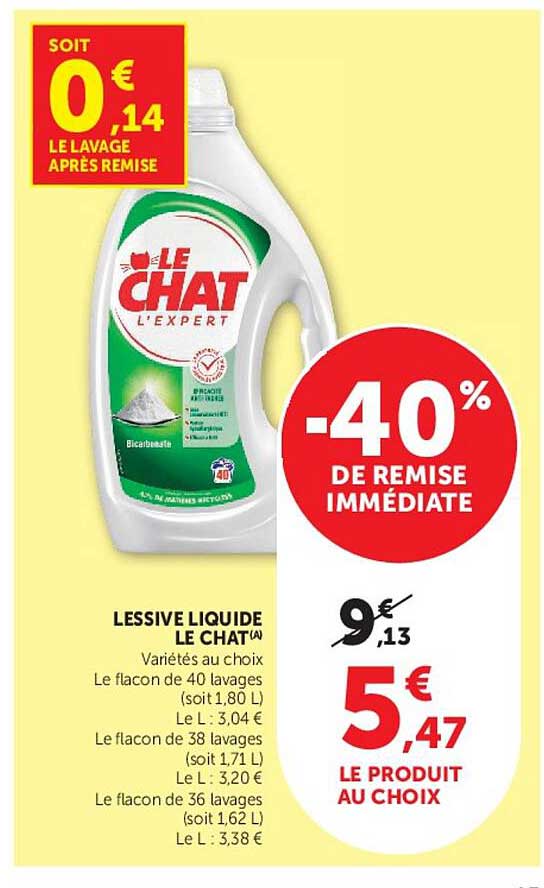 LESSIVE LIQUIDE LE CHAT®