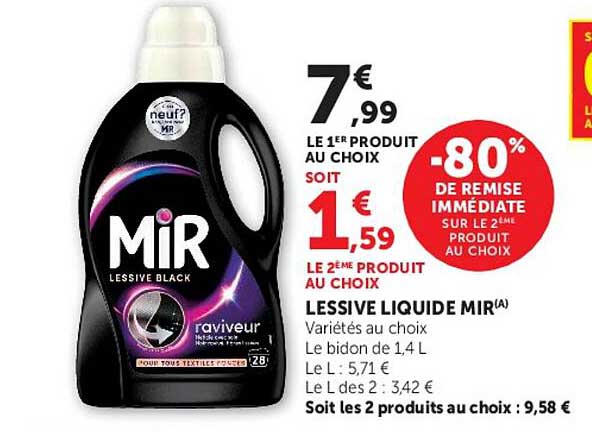 LESSIVE LIQUIDE MIR(A)