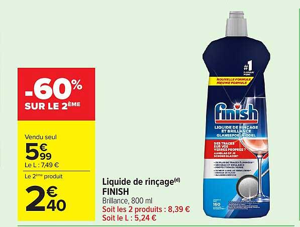 Liquide de rinçage FINISH