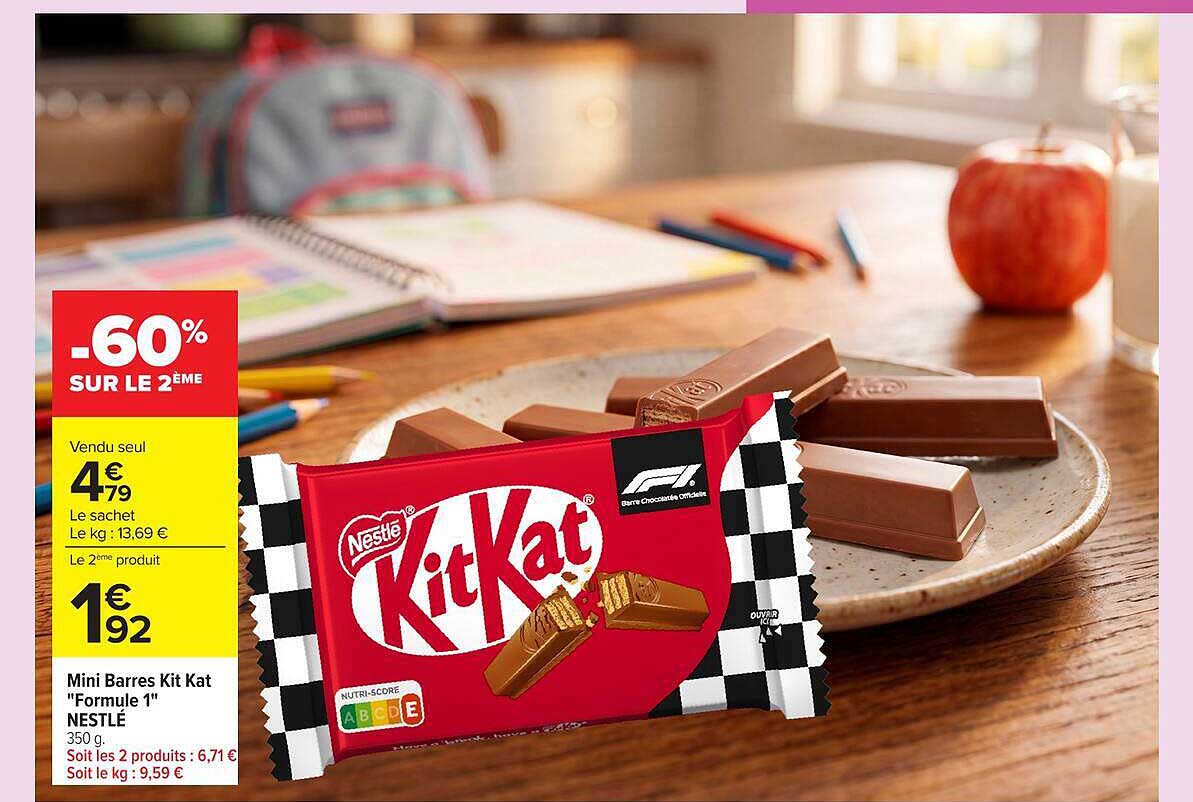 Mini Barres Kit Kat "Formule 1" NESTLÉ