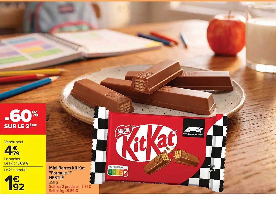 Mini Barres Kit Kat "Formule 1" NESTLÉ