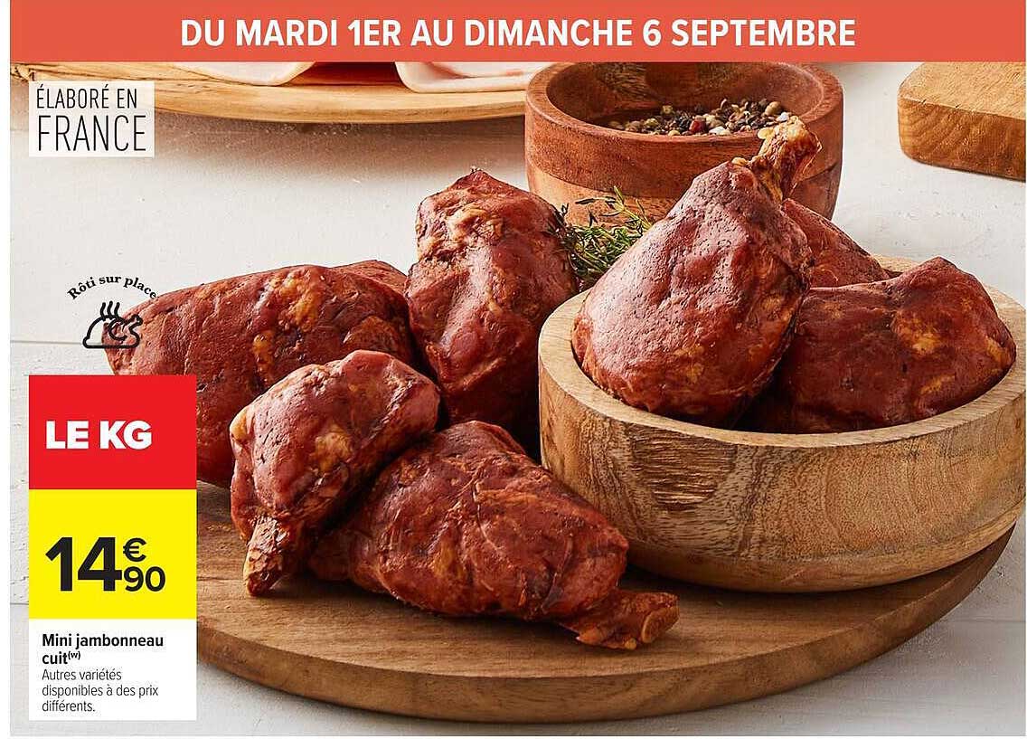 Mini jambonneau cuit