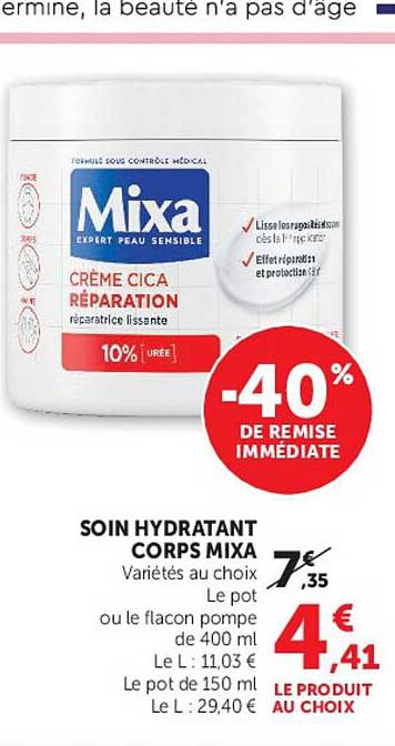 Mixa Crème Cica Réparation