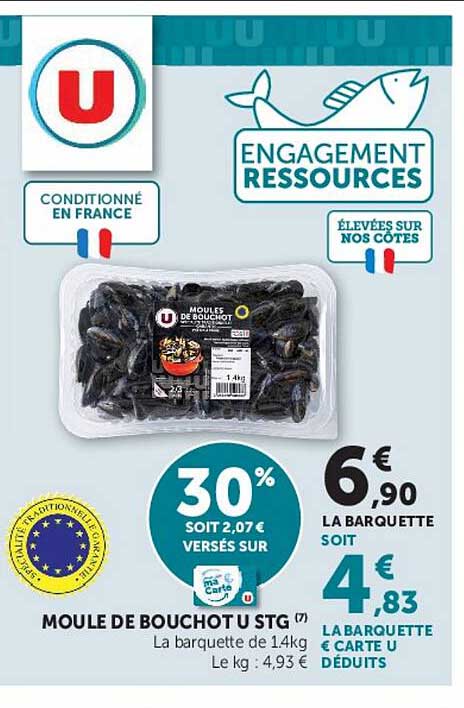 MOULE DE BOUCHOT U STG