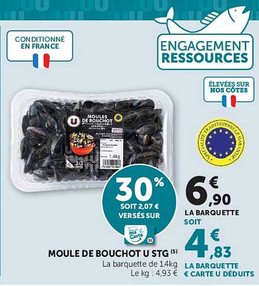 MOULE DE BOUCHOT U STG