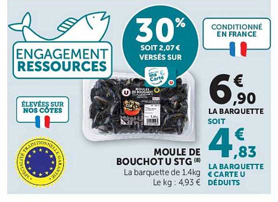 MOULE DE BOUCHOT U STG