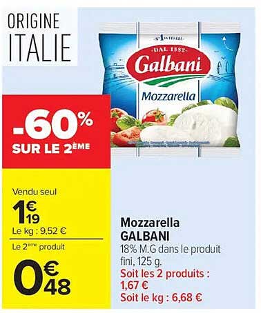 Mozzarella GALBANI