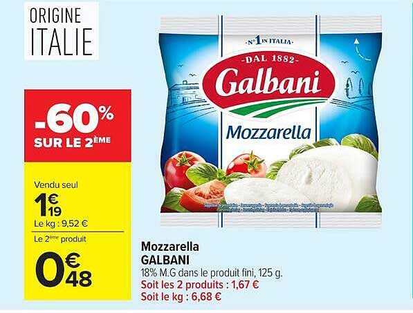 Mozzarella GALBANI