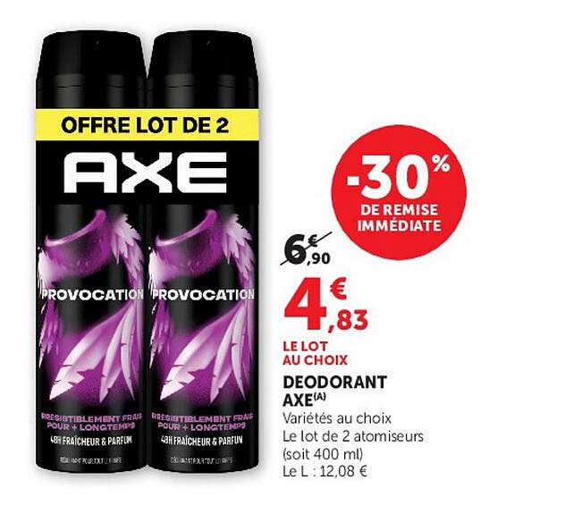 OFFRE LOT DE 2 AXE