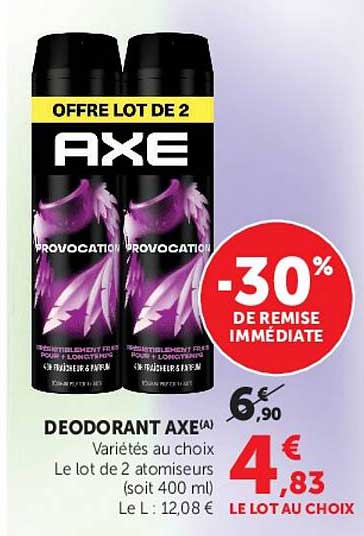 OFFRE LOT DE 2 AXE