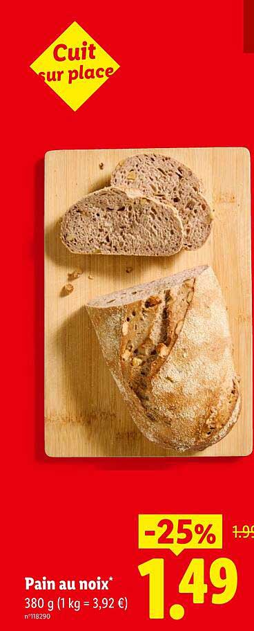 Pain au noix*
