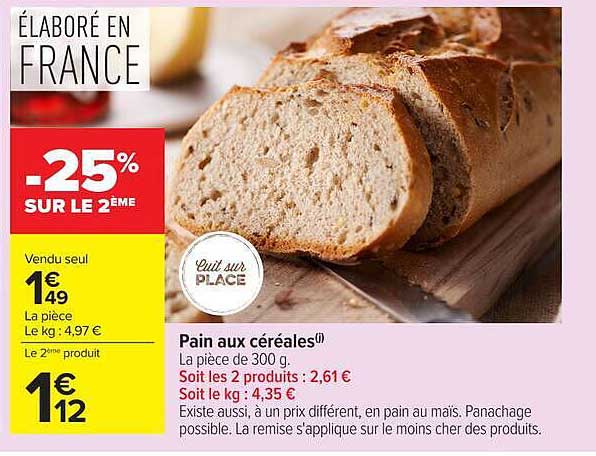 Pain aux céréales