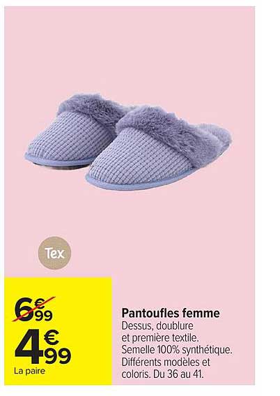 Pantoufles femme
