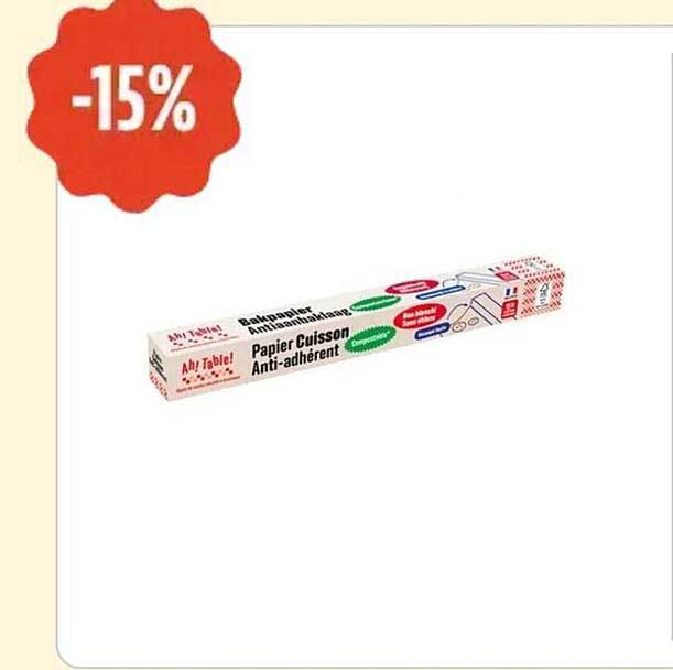 Papier Cuisson Anti-adhérent