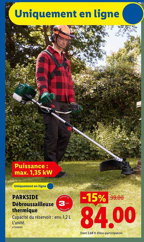PARKSIDE Débroussailleuse thermique