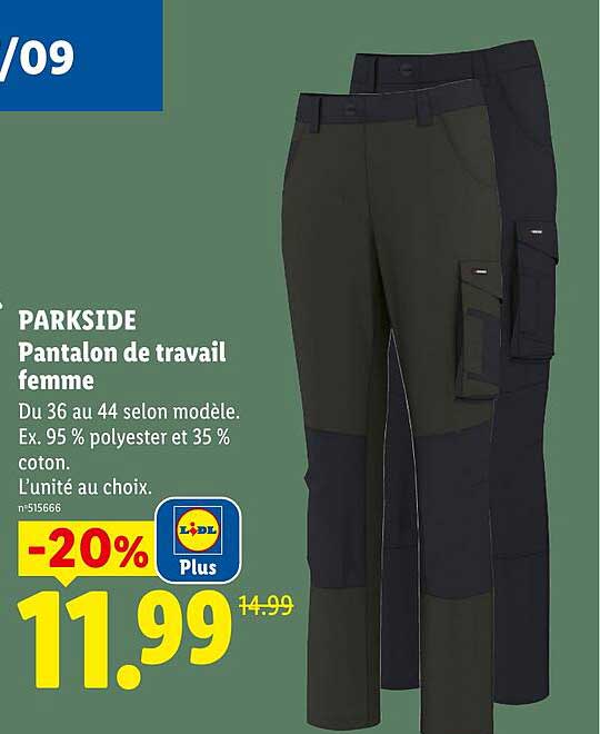 PARKSIDE Pantalon de travail femme