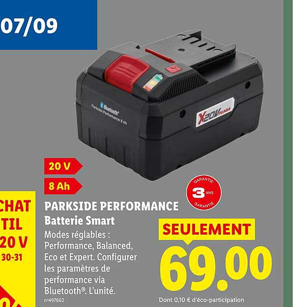 PARKSIDE PERFORMANCE Batterie Smart