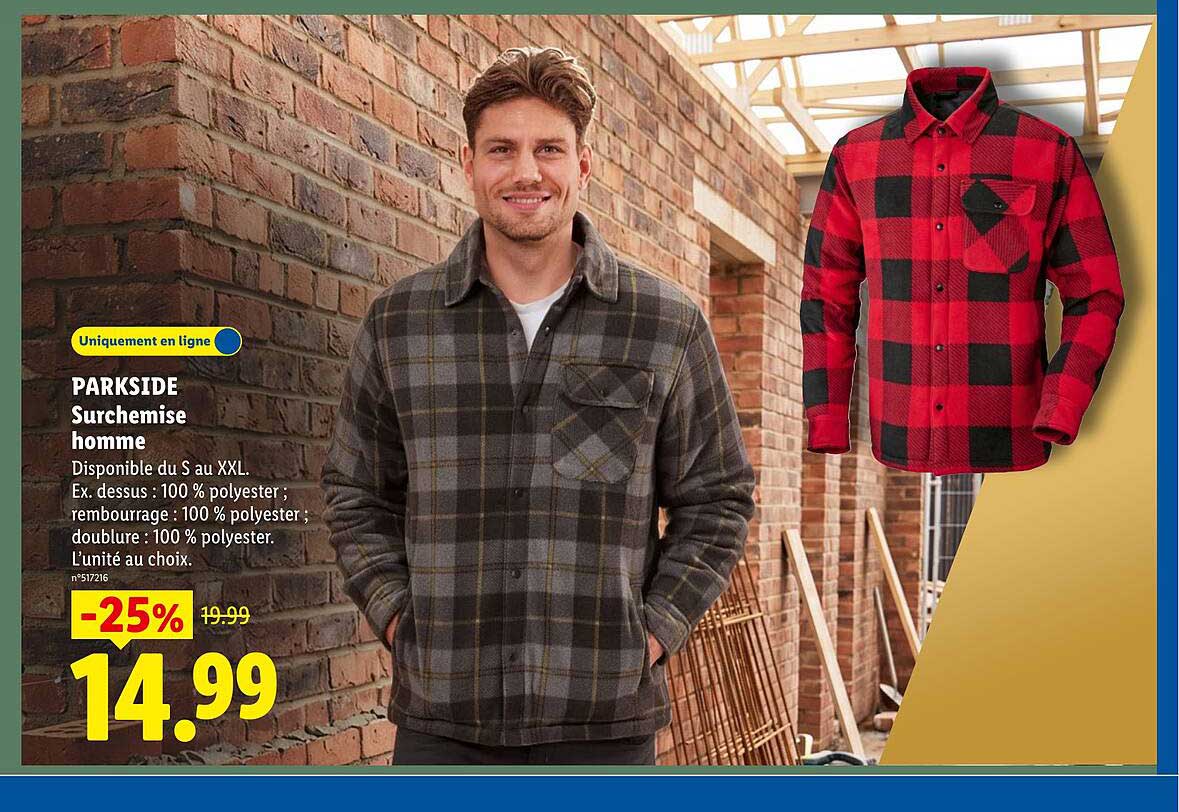 PARKSIDE Surchemise homme