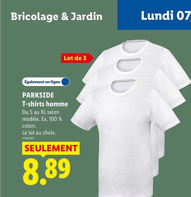 PARKSIDE T-shirts homme