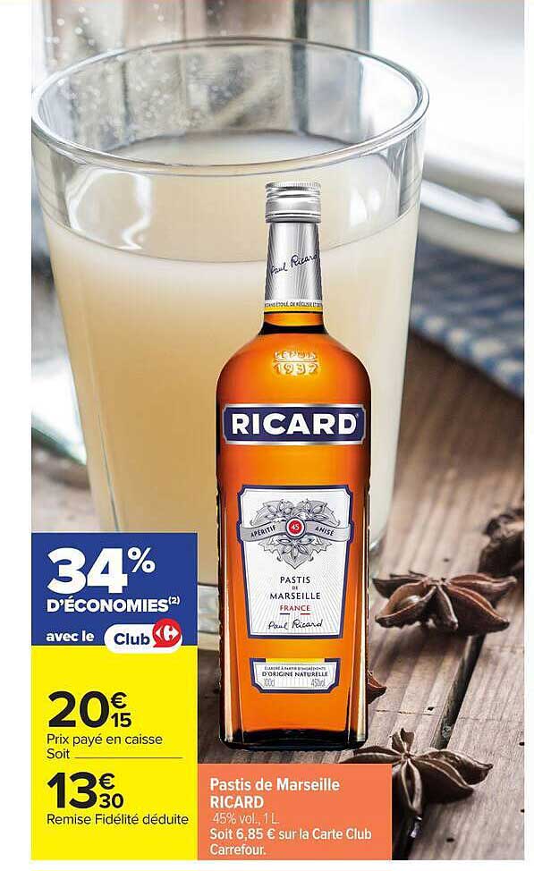 Pastis de Marseille RICARD