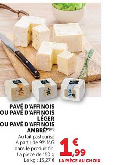 PAVÉ D'AFFINOIS OU PAVÉ D'AFFINOIS LÉGER OU PAVÉ D'AFFINOIS AMBRÉ