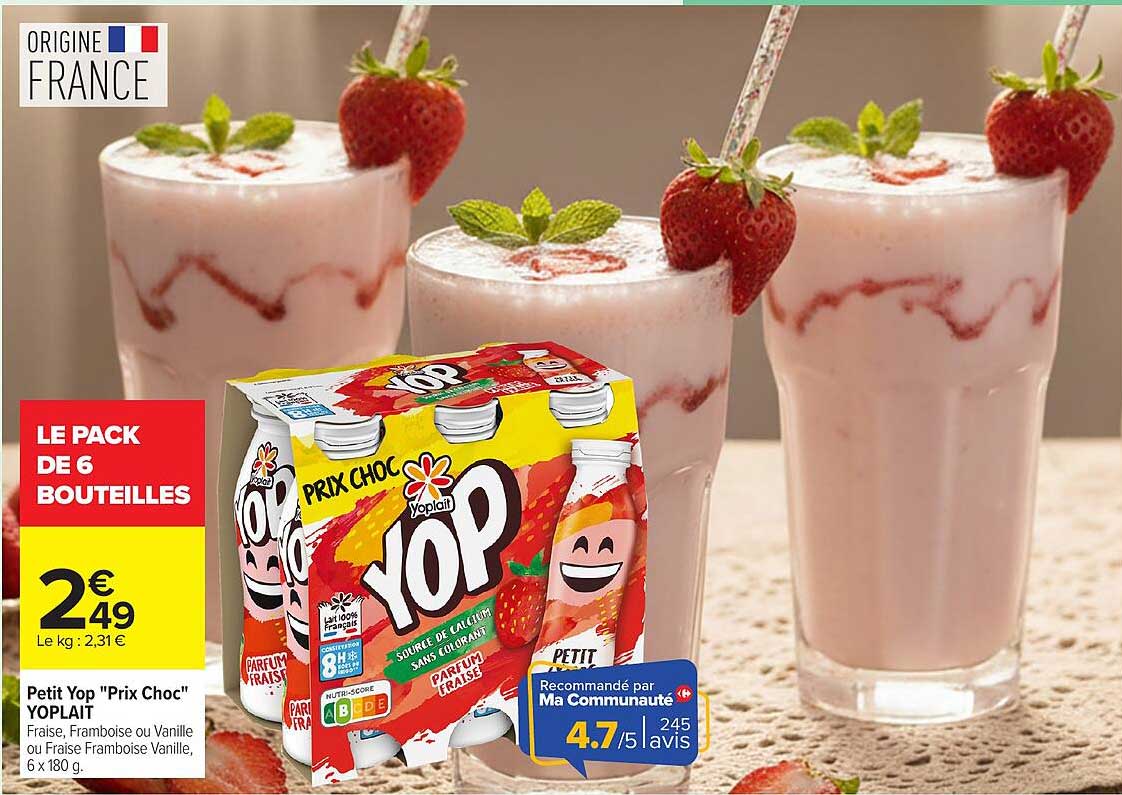 Petit Yop "Prix Choc" YOPLAIT