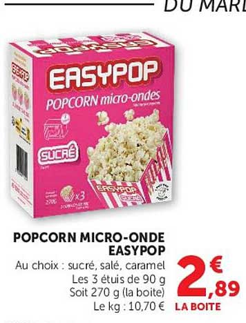 POP CORN MICRO-ONDE EASyPOP