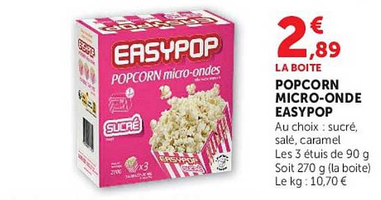 POPCORN MICRO-ONDE EASYPOP
