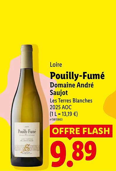Pouilly-Fumé Domaine André Saujot Les Terres Blanches 2025 AOC