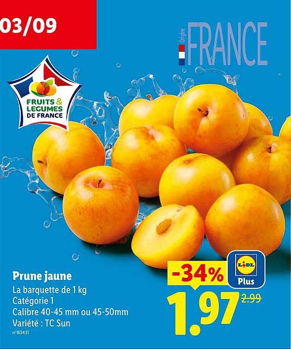Prune jaune