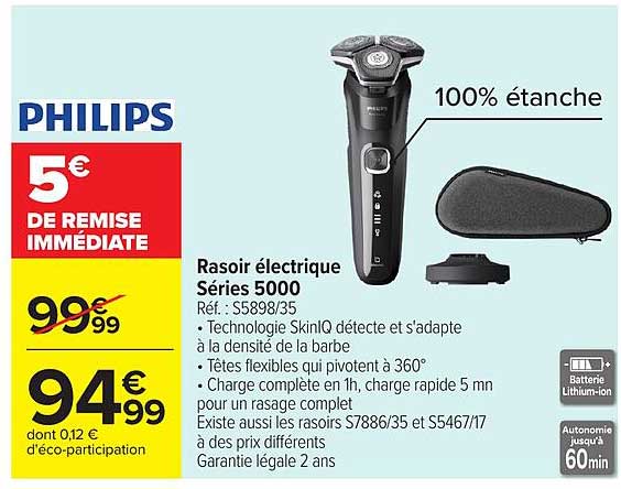 Rasoir électrique Séries 5000