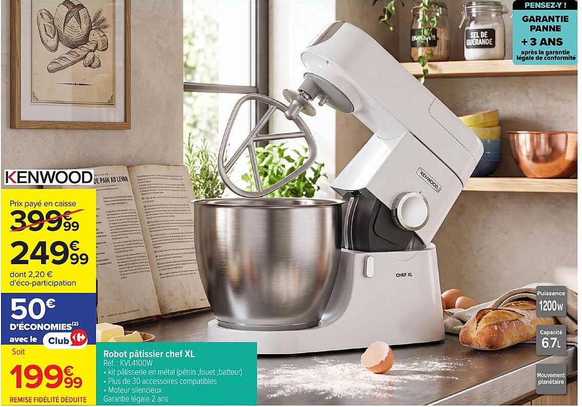 Robot pâtissier chef XL