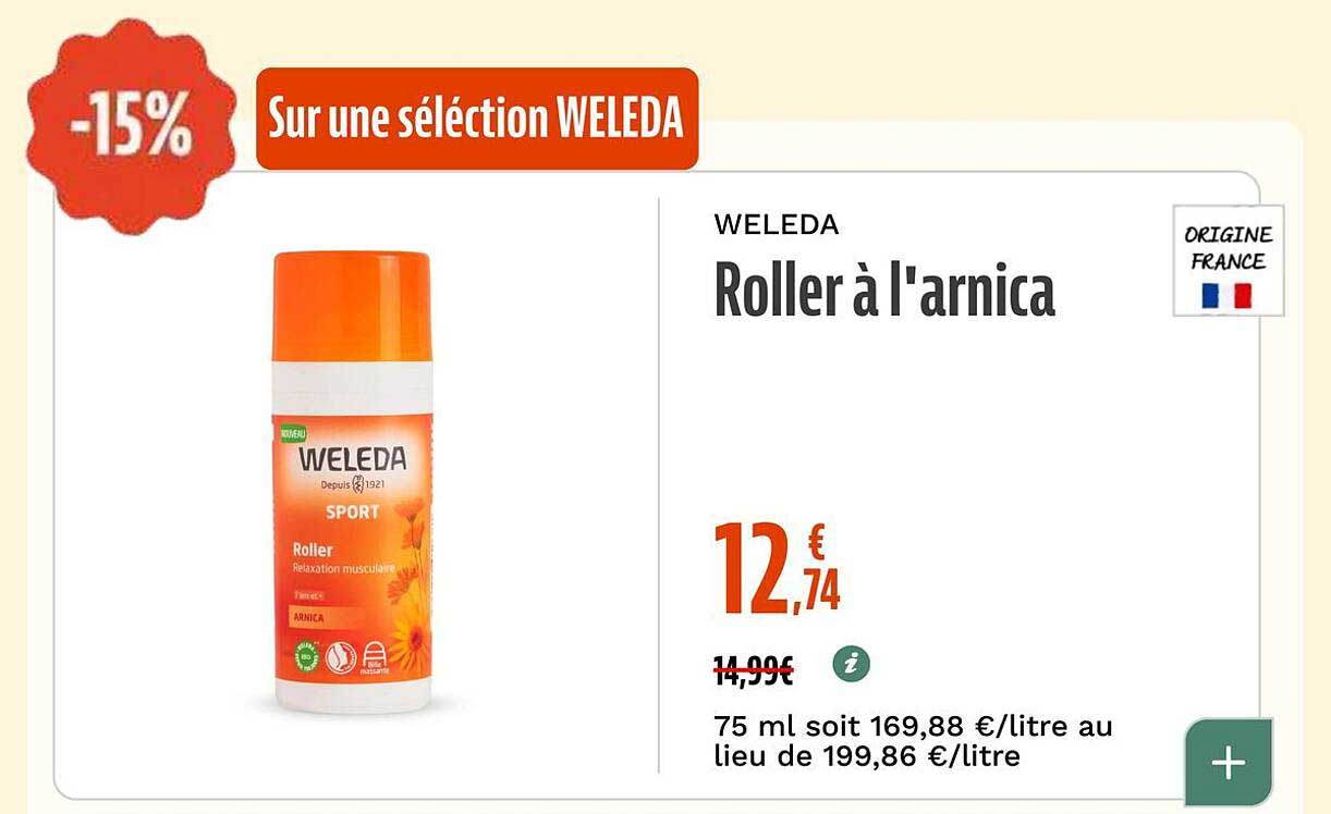 Roller à l'arnica