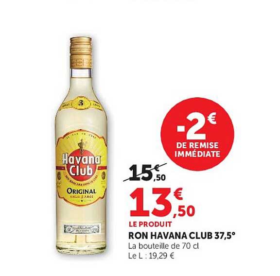 RON HAVANA CLUB 37,5°