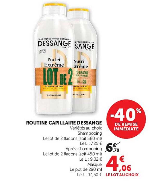 ROUTINE CAPILLAIRE DESSANGE