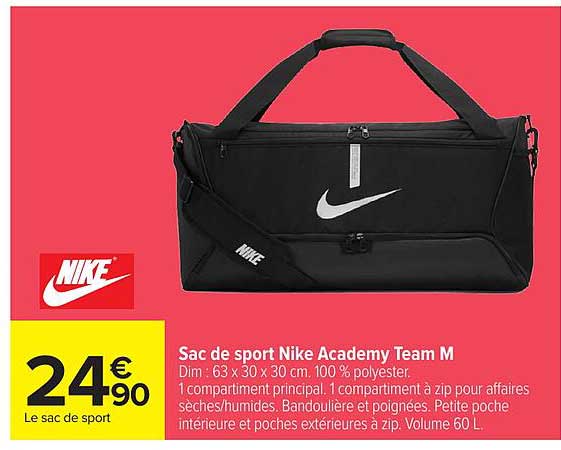 Sac de sport Nike Academy Team M