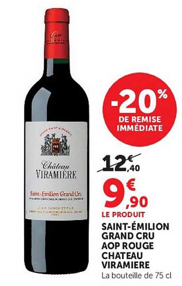 SAINT-EMILION GRAND CRU AOP ROUGE CHATEAU VIRIAMIERE