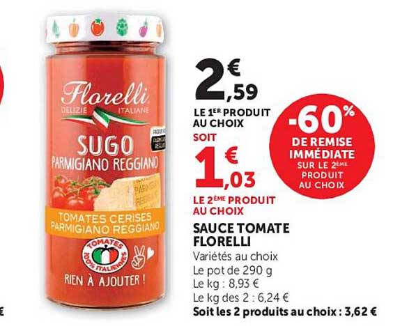 SAUCE TOMATE FLORELLI