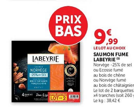 SAUMON FUMÉ LABEYRIE